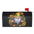 thumbnail image 2 of PHELIKA Sunflower Gnome 01 Magnetic Mailbox Covers Standard Size 21"H x 18"W, 2 of 8