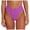 Purple, variant on KONDYS Women Bikini Bottom Sexy V Cut High Cut Swimsuit High Waisted Bathing Suit Bottoms Beachwear Swimwear Brazilian
