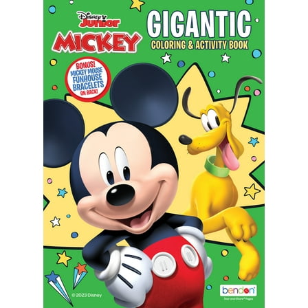 Disney Mickey Mouse Fun House 224 Page Gigantic Coloring Book, Paperback, by Bendon