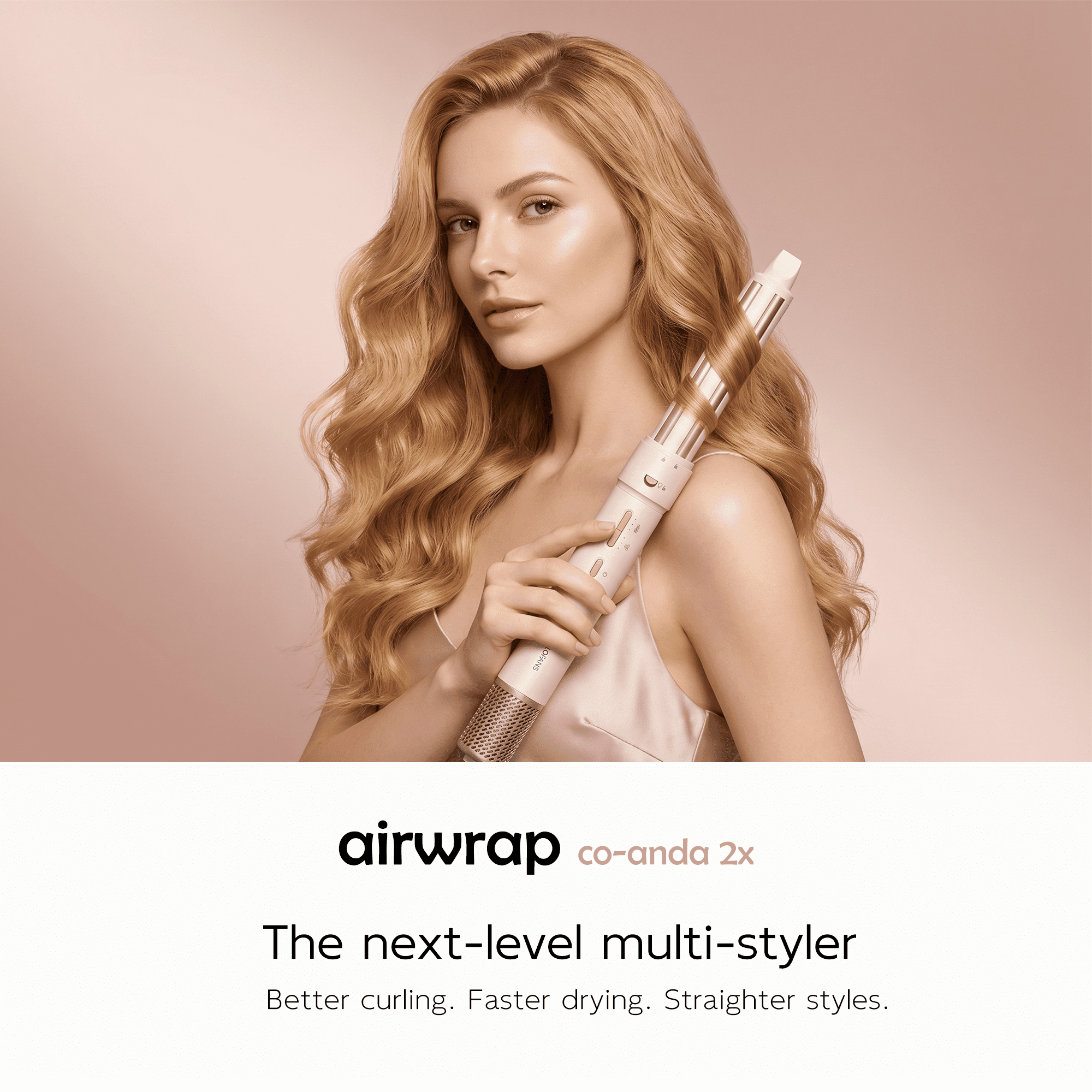 LOFANS 5-in-1 Hot Air Styler with Auto-Airflow Curling and NTC Protection, GS1