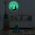 thumbnail image 2 of Halloween Wall Sticker PVC Pumpkin Castle Bat Luminous Moon Sticker Wall Decor, 2 of 10