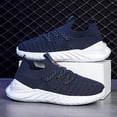 thumbnail image 6 of JAJAHO Boys Sneakers Mesh Breathable Lightweight Casual Running Tennis Shoes For Kids Lace-Up Comfortable Athletic Footwear Trendy Shoe, 6 of 9