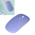 thumbnail image 1 of Computer Mouse Wireless, 2.4G Cordless Mouse Mute Rechargeable Three-Level DPI Adjustable Portable Dual-Mode  for Computer for Laptop Black,White,Pink,Yellow,Green,Purple,Cyan, 1 of 7