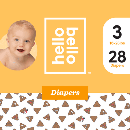 Hello Bello Diapers Jumbo Pack - Party Poopers - Size 3 (28ct)