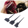 thumbnail image 4 of 3 Pieces Hair Coloring Brush Ergonomic Black Hair Coloring Brush for Barber Salon, 4 of 5