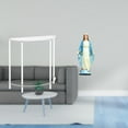 thumbnail image 2 of Mesita de noche de acrílico,Mesa auxiliar de acrílico transparente Mesa auxiliar transparente en capas,Mesa pequeña de acrílico,mesita de noche pequeña,compacta,Estatua católica,Estatua, 2 of 8