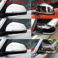 thumbnail image 5 of Carbon Fiber Horn-2 pieces Rearview Mirror Cover Cap Carbon Black for BMW Series 1 2 3 4 X M 220i 328i 420i F20 F21 F22 F23 F30 F32 F33 F36 X1, 5 of 7