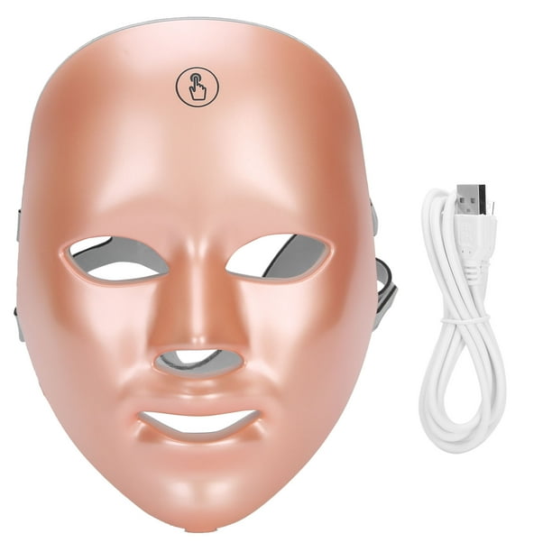 máquina rejuvenecimiento luz LED fotón máquina de rejuvenecimiento de la piel eliminación de acné terapia de luz de color protector facial dorado,Instrumento de belleza de fotones Máquina de rejuvenec Higoodz Salud y Belleza