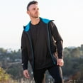 thumbnail image 6 of NonZero Gravity Men's Sweat Jacket | Thermo Shirt And Sauna Top For Weight Loss And Fitness Training (X-Large), 6 of 7