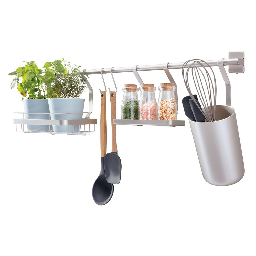 Idesign Austin Kitchen Wall Organizer, Matte Satin