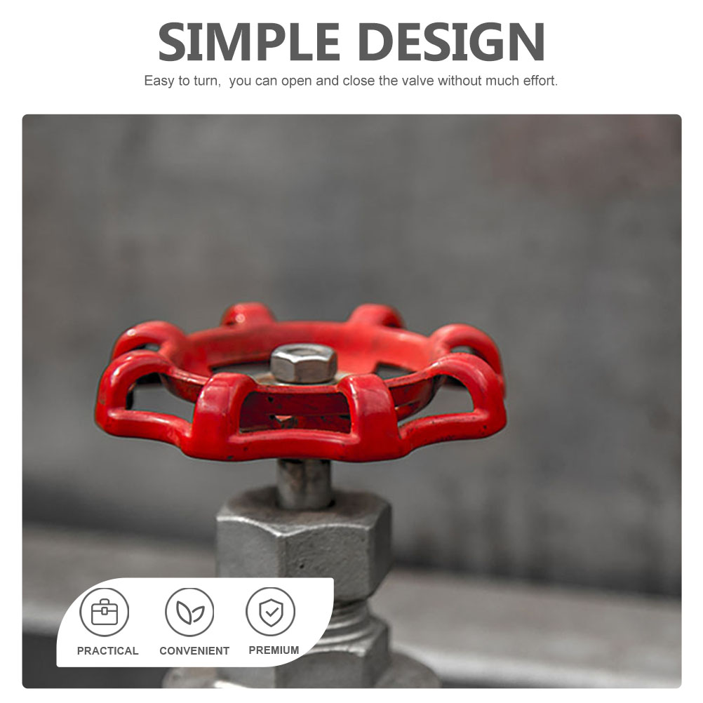 Frcolor 10pcs Spigot Handle Outdoor Faucet Handle Wheel Handle Gate