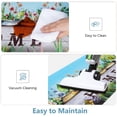 thumbnail image 4 of Farmhouse Kitchen Mats for Floor 2 Piece, Kitchen Rugs Set, Cushioned Anti Fatigue Mats for Kitchen Floor Mat, Vinyl Kitchen Floor Mat, Spring Kitchen Rug and Mats Non Skid Waterproof, 4 of 6