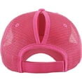 thumbnail image 5 of Ponytail Messy High Bun Adjustable Mesh Trucker Baseball Cap, 5 of 7