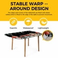 thumbnail image 4 of Mushroom Table Cloths for 6 Foot Rectangle Tables, Watercolor Botanical Sage Green Eucalyptus Leaves Patio Waterproof Elastic Fitted Tablecloths, Washable Rectangular Table Cover for Camping, 4 of 8