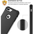thumbnail image 5 of Case for iPhone X/XS, 3 in 1 Hybrid Hard Plastic Soft Rubber Heavy Duty Rugged Bumper Shockproof Full-Body Protective Phone Cover for iPhone X/XS, B, 5 of 5