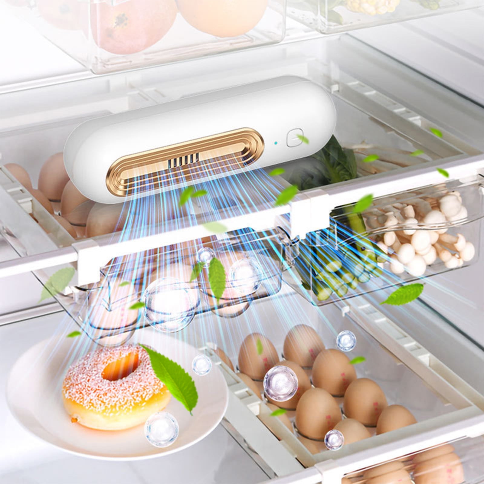 Home and Kitchen Qwtwty Refrigerator Deodorizer Deodorizer Rechargeable Odor Removal Electronic Refrigerator Deodorizer Deodorizer