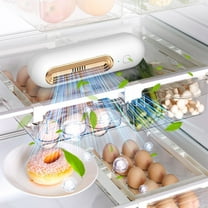 Gnmfd Refrigerator Deodorizer USB Rechargeable Electronic Odor Eliminator for Fridge Freezer Small Spaces, Powerful Odor Removal, Two Modes Daily Freshness Powerful Deodorization