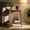 Oak, variant on 2-Tier Round Nesting Coffee Table with Wood Side Tables