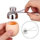 thumbnail image 1 of Tijeras de metal, abridor de botellas de cáscara de huevo, cortador de cáscara de doble cabeza, abridor de botellas de huevo crudo hervido, herramienta de cocina creativa (10,5*3,5 CM), 1 of 5