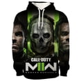 thumbnail image 4 of Sudadera con capucha con estampado 3D del juego de disparos Call of Duty COD, sudadera informal de estilo callejero para entusiastas de los juegos STG, sudadera con capucha de moda Harajuku para hombr, 4 of 5