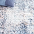 thumbnail image 6 of SAFAVIEH Santa Monica Alice Abstract Polyester Area Rug, Navy/Beige, 6' x 6' Round, 6 of 7