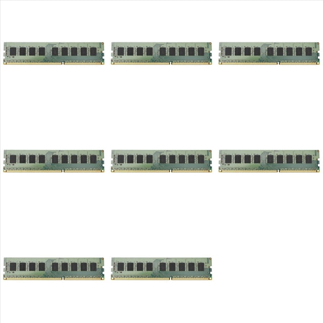 8X 8 GB de Memoria RAM 2RX8 1.35V DDR3 PC3L-12800e 1600MHz 240 Pines ECC RAM Sin Búfer para Server Workstation