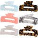 thumbnail image 1 of wonima11 Multi-Color Large Hair Claw Clips, Banana Tortoise Shell Barrettes Celluloid French Leopard Print Hair Jaw Clips for Women and Girls (6 Pack), 1 of 1