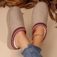 thumbnail image 5 of Women's Soft Warm Cotton Slippers - Indoor & Outdoor Use - Rubber Sole for Comfort and Durability, 5 of 10