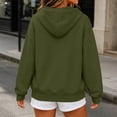 thumbnail image 5 of QQZ Relaxed Fit Zip Up Hooded Sweatshirt Women, Zip Up Sweatshirt Women, Fall Travel Gym Business Casual Daily Outfits, 5 of 6