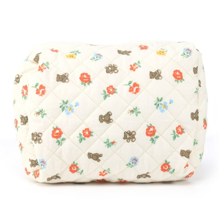 CHAMAIR Portable Cosmetic Bag Case Toiletry Handbags Clutch Purse
