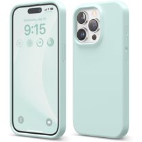 elago Compatible with iPhone 15 Pro Case, Liquid Silicone Case, Full Body Protective Cover, Shockproof, Slim Phone Case, Anti-Scratch Soft Microfiber Lining, 6.1 inch (Mint)