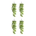 thumbnail image 3 of Matsuzay 2 piezas de plantas artificiales de apariencia realista colgantes-hojas de mimbre para interiores o exteriores batata colgante batata 2Conjunto, 3 of 6
