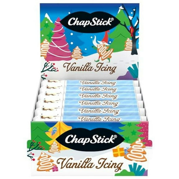 Chapstick Holiday-Flavored Vanilla Icing 12 Ct