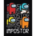 thumbnail image 4 of Among Us - Camiseta Impostor para Niños/Niñas (Negro), 4 of 6