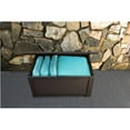 Rubbermaid Patio Chic Deck Box Storage Bench, Dark Teak