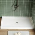 thumbnail image 1 of Shower Tray With Anti-Slip Particles, White, Three-Sided Waterproof + Abs American Standard Drain, 1 of 1