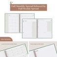 thumbnail image 2 of Rileys & Co Planner 2024-2025 Academic Year, 18-Month Floating Weekly Planner - Modern Weekly & Monthly Agenda Planner (8.5 x 11 inch, Dark Green), 2 of 6