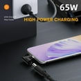 thumbnail image 4 of 65W Laptop Charger Converter USB Type C PD Power Charging Cable Adapter, 4 of 7