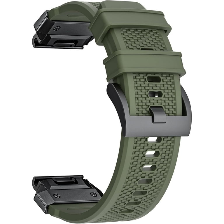 ISABAKE 22mm QuickFit Strap For Fenix 7/Fenix 6/Fenix 5, Silicone Magnetic Band For Garmin Fenix 5 Plus, Fenix 6 Pro, Forerunner 945, Approach S60 Smartwatch