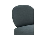 thumbnail image 5 of Armless Accent Chair,Modern Upholstered Living Room Chair with Metal Frame and Thick Cushion,Comfy Armless Side Chair,Leisure Reading Chair Single Lounge Chair for Bedroom Living Room Office,Grey, 5 of 7