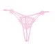 thumbnail image 1 of Gibobby Calzones de encaje para mujer sexy bordado caliente ahuecado bragas archivo abierto T pantalones(Rosa,Talla única), 1 of 4