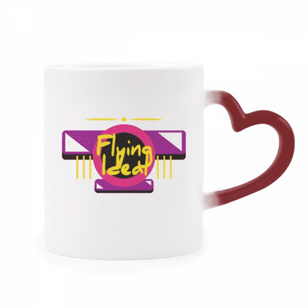 

Children Happy Pure Dreams Heat Sensitive Mug Red Color Changing Stoneware Cup