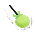 thumbnail image 2 of LOLIPPYY small blush brush for cheeks makeup brush with plush Green 2pcs, 2 of 8