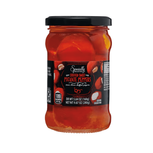 Specially Selected  Stuffed with Garlic Cream Cheese Honey Peppers Picante Peppers Pepperoncini ,Variety 3 Pack