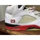 thumbnail image 3 of N I-K-E A i r-Jor-dan Fire Red 5 Retro 2006 White Blk V 136027-162 Sz 11 NBA Smeakers, 3 of 6