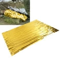 thumbnail image 1 of Outdoor Emergency Blanket, Sunscreen Thermal Blankets Tear Resistant Waterproof Spacious Windproof Reflective Effects  for Camping for Children Silver,Gold Silver, 1 of 7