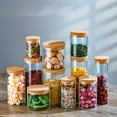 thumbnail image 3 of Bocal de Rangement de Cuisine en Verre Grande Capacité pour Organisation de Stockage Alimentaire (13#), 3 of 10