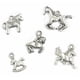 thumbnail image 4 of 15x Vintage Tibetano Caballo De Plata Colgantes Joyas Artesanía Bricolaje, 4 of 6