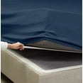thumbnail image 3 of Empyrean Split King Sheet Set (5 PC), 16” Deep Pocket Split King Size Sheet Set, Split King, Navy Blue, 3 of 7
