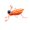 Orange, variant on Metal Grasshopper Garden Figurine Decor, Hand Painted Colorful Metal Locust Yard Art Ornament, Indoor Outdoor Grasshopper Statue for Patio, Planter, Shelf Decoration,2.76*4.72 in.